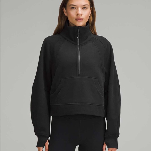 lululemon athletica Tops - Lululemon Scuba Oversized Funnel-Neck Half Zip XS/S